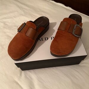 Donald J. Pliner Woman’s Tan Suede Loafers